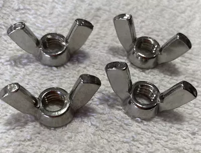 3/8-16 Wing Nuts Stainless Steel   4 Pcs • $3.25