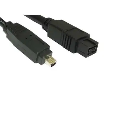 £3.59 • Buy 2m Firewire 800 To 400 9 Pin To 4 Pin Cable IEEE1394B PC Mac DV OUT CAMCORDER