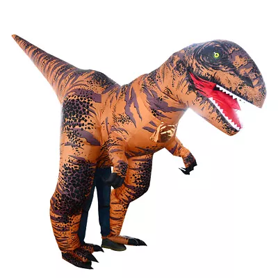 Party Hoot Inflatable T-Rex 2.0 Costume Unisex Halloween Cosplay Dress-Up • $55