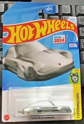 2024 Hot Wheels Silver Porsche 911 Carrera Keychain ZAMAC | Experimotors 5/5 • $12.95