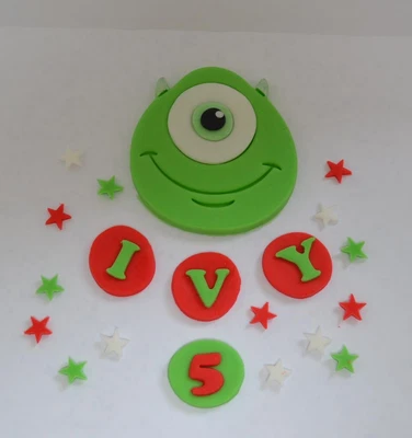 £15 • Buy Handmade Edible Mike, Monsters Inc Style, Cake Topper, Birthday