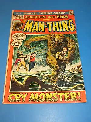 Adventures Into Fear #10 Bronze Age 1st Solo Man-Thing Key GVG Wow • $6.50