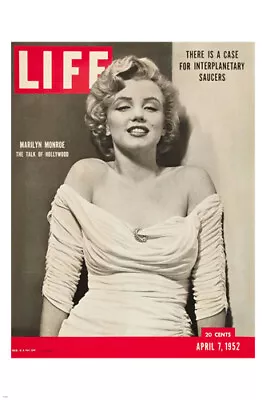 MARILYN MONROE Life Magazine Cover POSTER April 7 1952 20x30 Luminous Star • $16.84