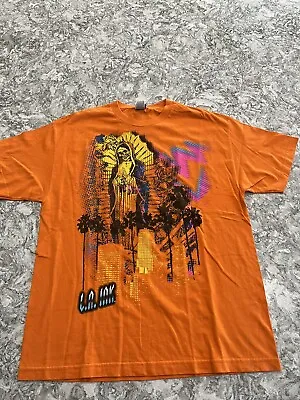 Vintage LA Ink Graphic T Shirt Tattoo Style Size XL Orange • $15