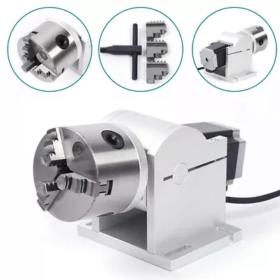 Shaft Chuck 80mm Rotary Axis F/ Laser Engraving Marking Machine Rotating Fixture • $164.35