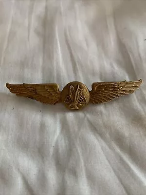 Vintage American Airlines Pilot Wings Eagle Pinback GF? • $1