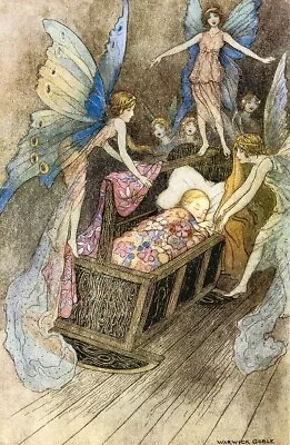 Book Of Fairy Poetry Warwick Goble 1920 Print Poster Picture Image Art A4 • £4.50