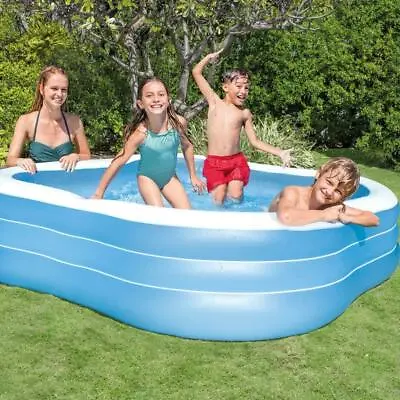 Intex Inflatable Swim Centre Family Lounge Large Paddling Swimming Seat Pool • £29.99