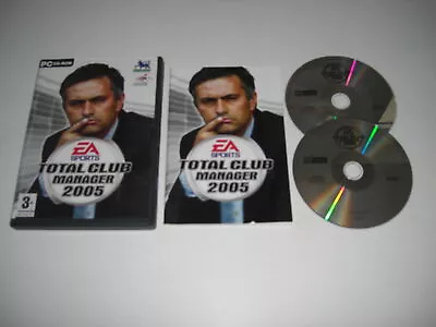 TOTAL CLUB MANAGER 2005 Pc Cd Rom FAST POST • £12.99