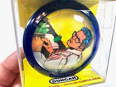 Duncan SUPERMAN DC 1987 Vintage Magic Motion Yo-Yo Reslon Coated Axle ~ Sealed • $26.50