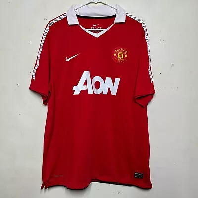 Authentic Nike Manchester United 2010-2011 Football Soccer Jersey Kit 382469-623 • $39.99