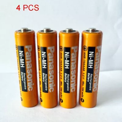 4pcs Panasonic AAA HHR-4DPA Cordless Phones NI-MH Rechargeable Battery 700mAh • $6.98