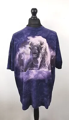 £22 • Buy The Mountain Vintage T-shirt Byson Animal Purple Tye Dye Xxl Mens