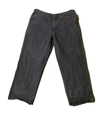 VTG 90’s County FB The Real OG Heavy Duty Workwear Mechanic Jeans Size 40 X 33 • $35.99