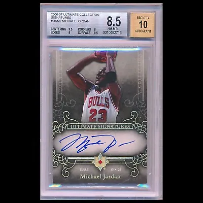 2006-07 UD Ultimate Collection Michael Jordan On Card Auto BGS 8.5 AUTO 10 • $12500
