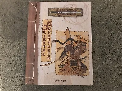 D&D: Oriental Adventures Hardback NM Condition TSR AD&D D&D D20 • $39.95