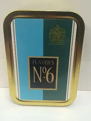 £6.50 • Buy Players Number 6 Retro Advertising Brand Cigarette Tobacco Storage 2oz Tin