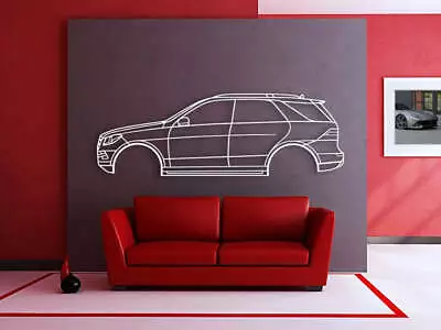 Wall Art Home Decor 3D Acrylic Metal Car Auto Poster USA 2012 M-Class W166 • $233.99