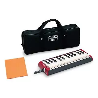 SUZUKI SUZUKI B-24C Melodeon Bass Keyboard Harmonica 24 Keys Soft Case New • $150