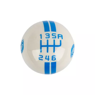 For Ford Mustang Shelby GT500 Stick Shift Knob 6 Speed-R Lever Resin White-Blue • $18.88