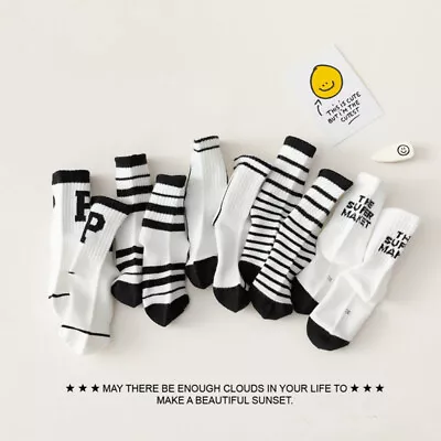 5 Pairs Kids Toddlers Newborn Boys Girls Baby Trainer Summer Sports Cotton Socks • £4.99