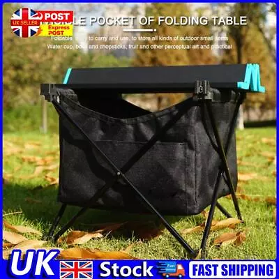 Under Table Pouch Useful Camping Foldable Table Storage Bag For Outdoor Activity • £8.39