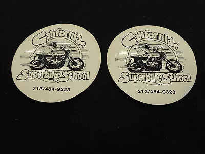 California Supebike Vintage (2) Stickers - 1970 - 80's + Other Mx Stickers Avail • $3.25