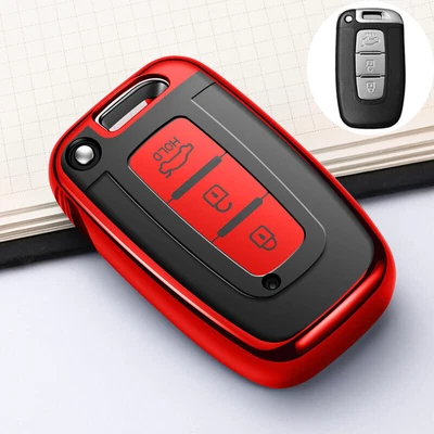 $29.99 • Buy Remote Smart Key Cover Case Shell Fob For Hyundai Accent Ix35 I30 For KIA Red