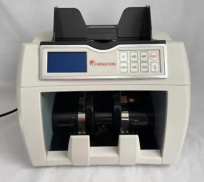 CARNATION CR2 Money Counter Counterfeit Detection Multi Currency PDF Manual • $259.95