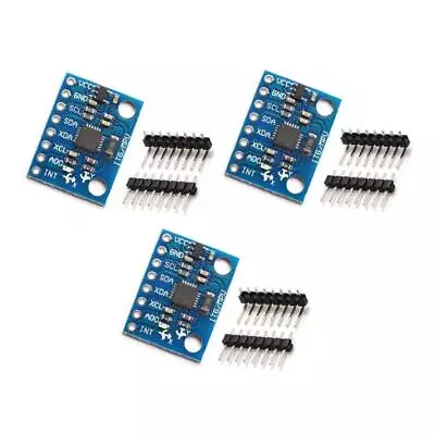 HiLetgo 3pcs GY-521 MPU-6050 MPU6050 3 Axis Accelerometer Small Blue  • $14.43