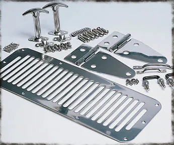 STAINLESS STEL Hood Kit 7499 1978-1995 FOR Jeep CJ CJ5 CJ7 5 7 YJ Wrangler • $134.99