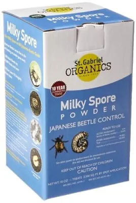 St. Gabriel Organics Milky Spore Powder Japanese Beetle Grub Control 10 Ounces • $35.94