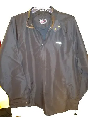 Chaps Pullover Rain Gear Golf Jacket Mens XXL Black EUC! • $19.99