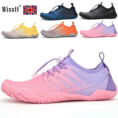 Women's Barefoot Fitness Hiking Running Yoga Outdoor Water Aqua Shoes Trainers • £17.75