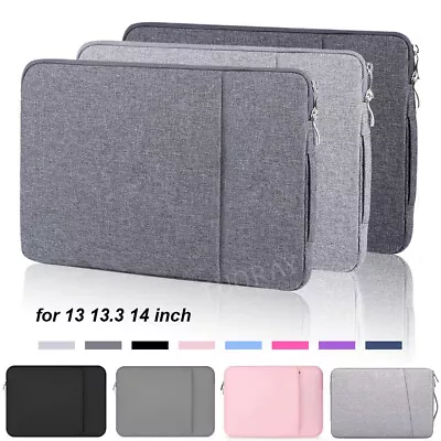 Laptop Carry Sleeve Bag Case Cover Pouch For Macbook Air Pro 13  13.3  14  15.4  • £9.99