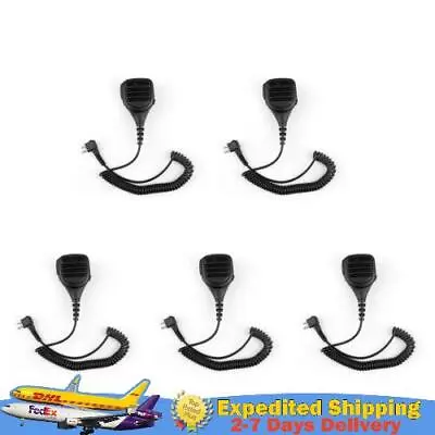 5×Shoulder Speaker Mic FOR  Radio 2 PIN GP68 CP150 200 GP88 PMMN4029A P7 • $54.61