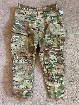 Us Army Combat Pants W/ Crye Knee Pad Slots Multicam Ocp Large Short • $85