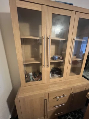 £0.99 • Buy Display Cabinet With Glass Doors Used