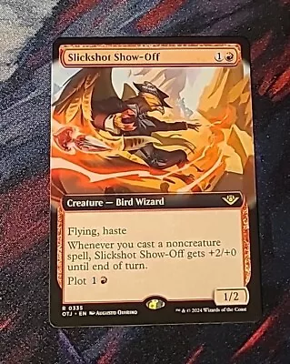 Slickshot Show-Off | 0335 | EXTENDED ART | Outlaws Of Thunder Junction | MTG • £10