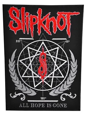 Slipknot All Hope Is Gone Back Patch | Heavy Nu Alternative Metal Band Logo • $19.99