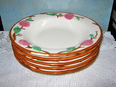 Set Of 5 CAMELLIA By METLOX California Soup Bowls Vintage Approx 8 3/8  • $24.95