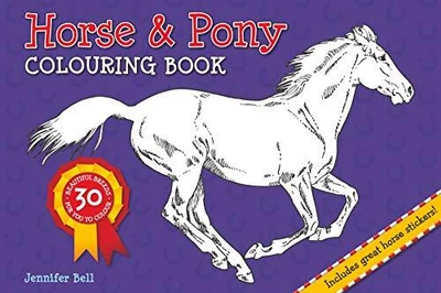 £5.99 • Buy Horse And Pony Colouring Pad (Colouring Book) (Horse And Pon... By Jennifer Bell
