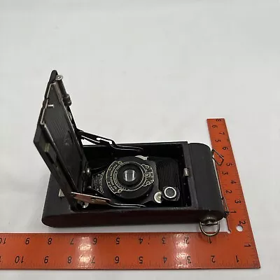 Antique 1920s Eastman Kodak No. 1A Pocket Folding Film Camera Black Untested VTG • $21.50