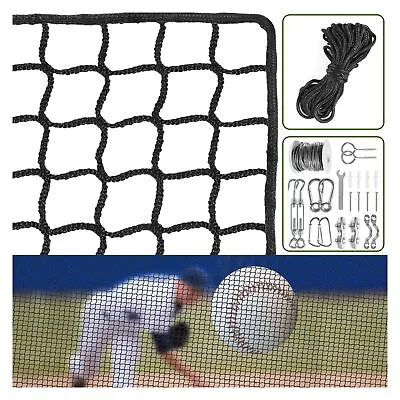 Baseball Softball Backstop Nets - Heavy Duty Sports Nets Sports Netting Barr... • $50.77