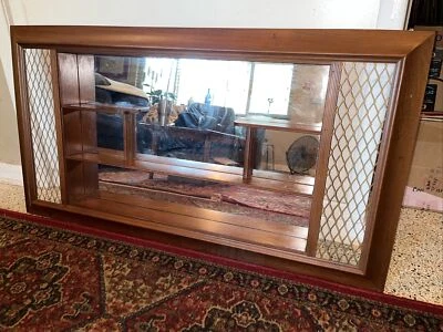 $275 • Buy Vintage 1960 Mid Century Modern Atomic Mirror Shadow Box By Illinois Moulding Co