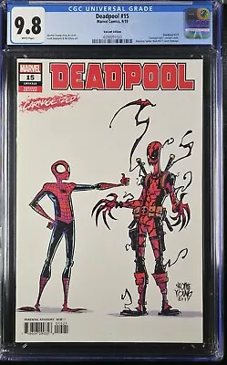 Deadpool 15 Skottie Young Variant CGC 9.8 Marvel Comics • £105.41