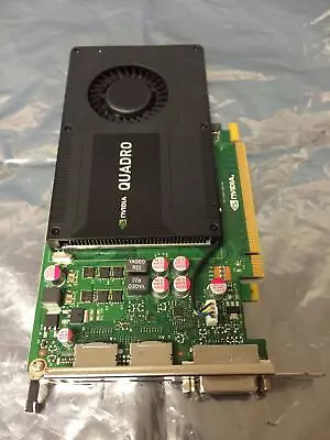 HP NVIDIA Quadro K2000 2GB GDDR5 Video Graphics Card PCIe P2095 Works Ships Free • $24.99