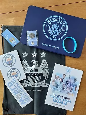 Manchester City Season Ticket  Presentation Tin Season 2017/18 With Memorabilia  • £5