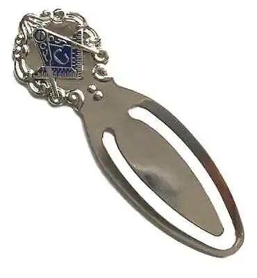 Masonic Square & Compass Emblem Enamel Crested Bookmark & Gift Bag (K016) • £8.99