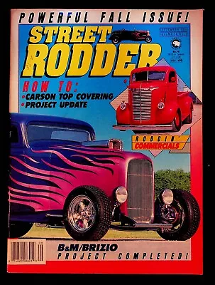 VINTAGE Street Rodder Magazine September 1989 Hot Rod Car Show Cars Paso Robles • $11.99